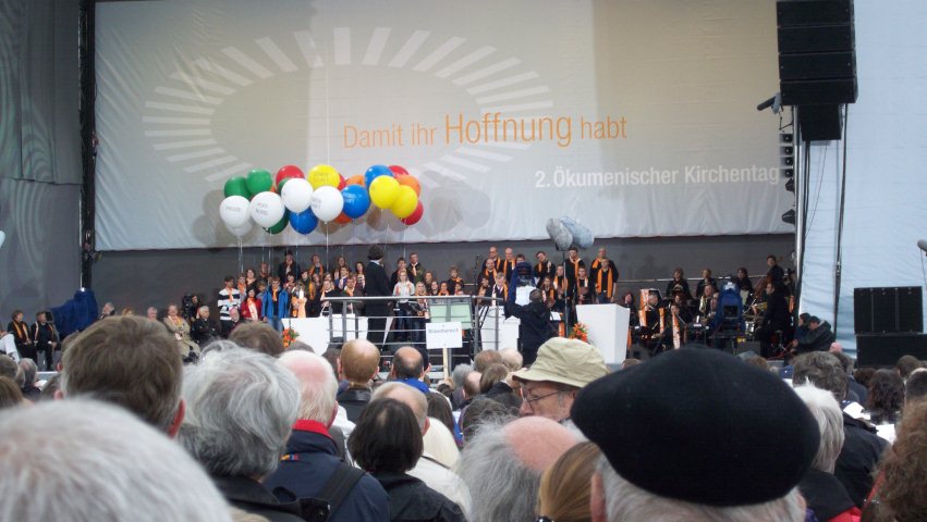 Ökumenischer Kirchentag Mnchen (12.-16. Mai 10)  Christian Liebel, Elisabeth Bauer, Waltraud Zehnder-Liedke, 2010.